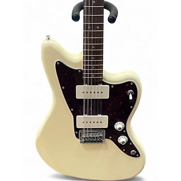 Used Squier Paranormal Jazzmaster XII Vintage White Solid Body Electric Guitar