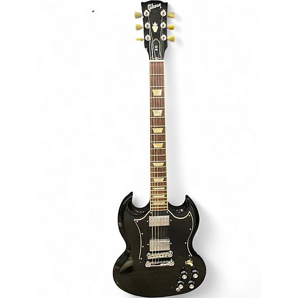 Used Gibson SG Standard Black Solid Body Electric Guitar