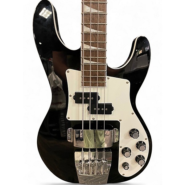 Used Jackson X SERIES CONCERT Black and White Electric Bass Guitar