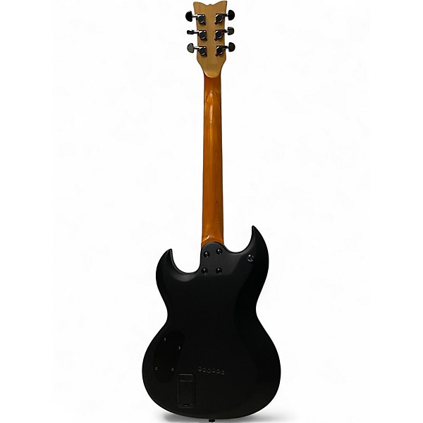 Used Schecter Guitar Research Demon S-II Satin Black Solid Body Electric Guitar