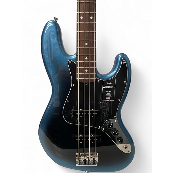 Used 2024 Fender American Professional Jazz Bass Dark Night Electric Bass Guitar