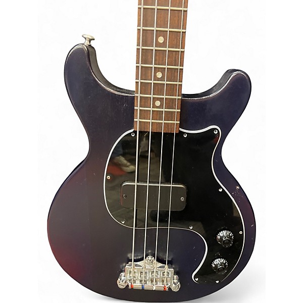 Used Gibson Les Paul Junior Tribute DC Bass Blue Electric Bass Guitar