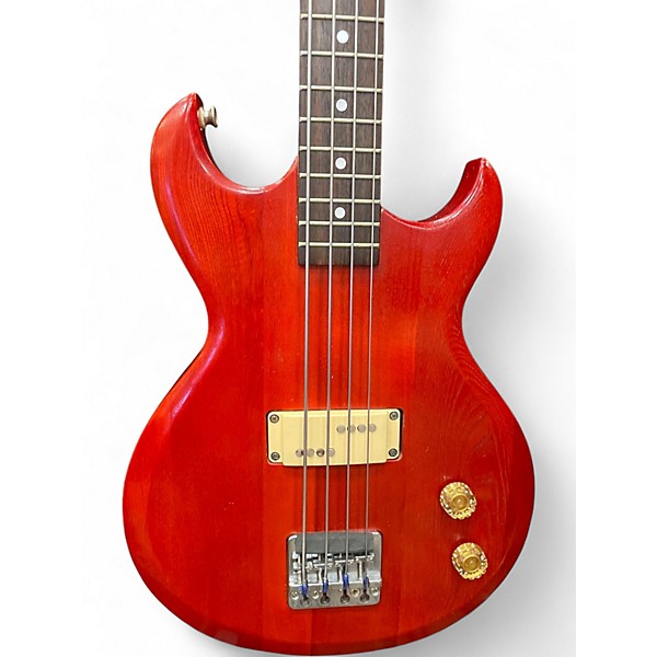Used Aria Pro Ii CSB-300 Red Stain Electric Bass Guitar