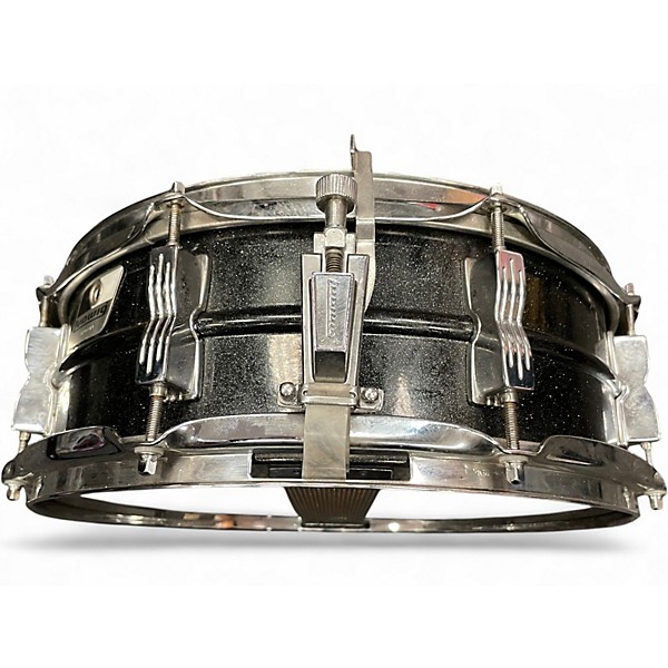 Used Ludwig 5X14 Acrolite Snare BLACK GALAXY Drum