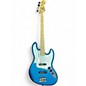 Used 2024 Fender Standard Jazz Bass Blue Electric Bass Guitar thumbnail