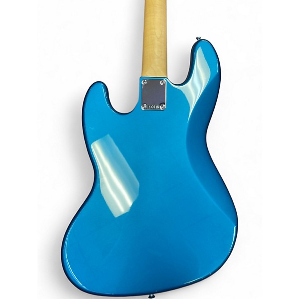 Used 2024 Fender Standard Jazz Bass Blue Electric Bass Guitar