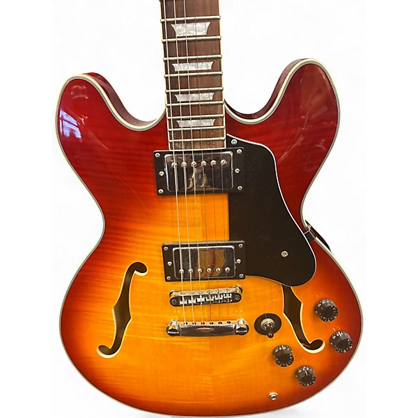 Used Firefly ES 335 2 Color Sunburst Hollow Body Electric Guitar