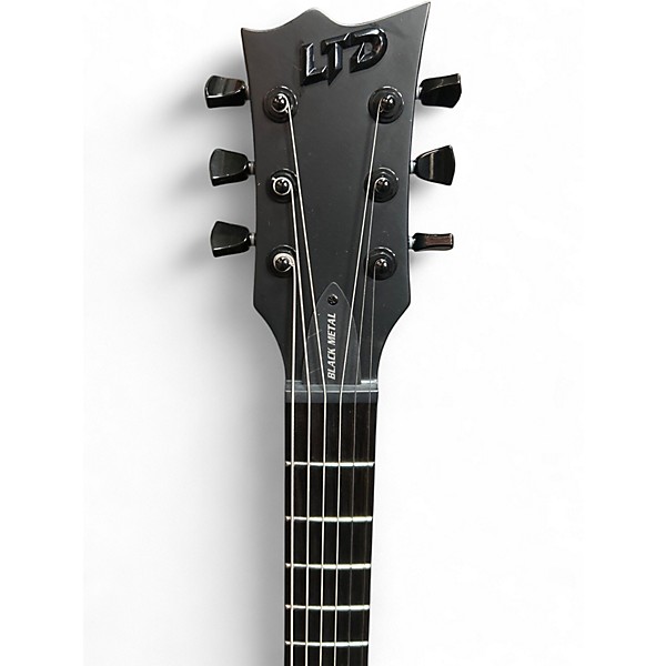 Used ESP LTD BLACK METAL EC BLACK Solid Body Electric Guitar