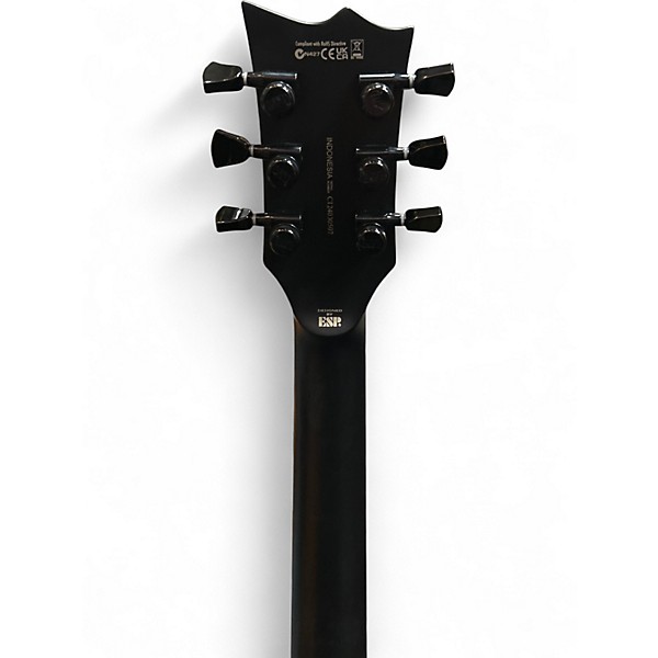 Used ESP LTD BLACK METAL EC BLACK Solid Body Electric Guitar