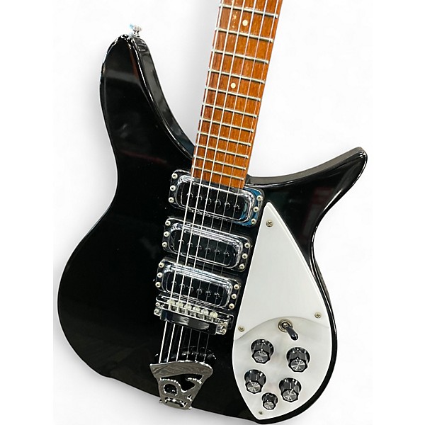 Vintage 1981 Rickenbacker 320 Jetglo black Solid Body Electric Guitar