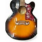 Used Epiphone J-200 EC Sunburst Acoustic Electric Guitar
