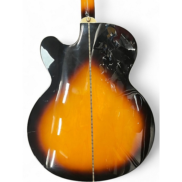 Used Epiphone J-200 EC Sunburst Acoustic Electric Guitar