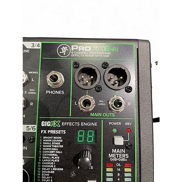 Used Mackie PROFX6V3 Digital Mixer