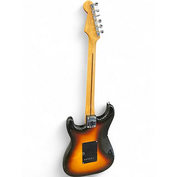 Used 2009 Fender Standard Stratocaster sunburst Solid Body Electric Guitar