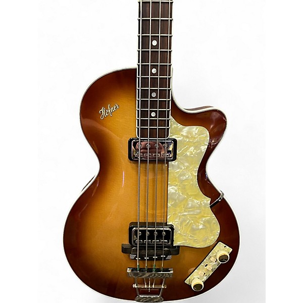Used Hofner GERMAN CLUB REISSUE 500/2 Sunburst Electric Bass Guitar
