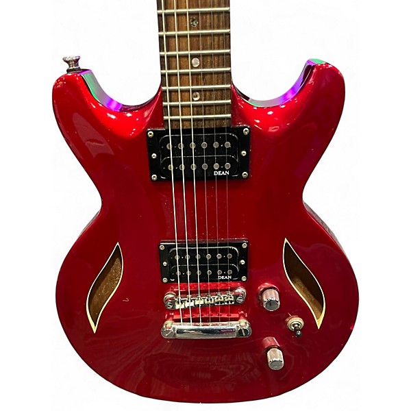Used Dean BOCA Red Solid Body Electric Guitar