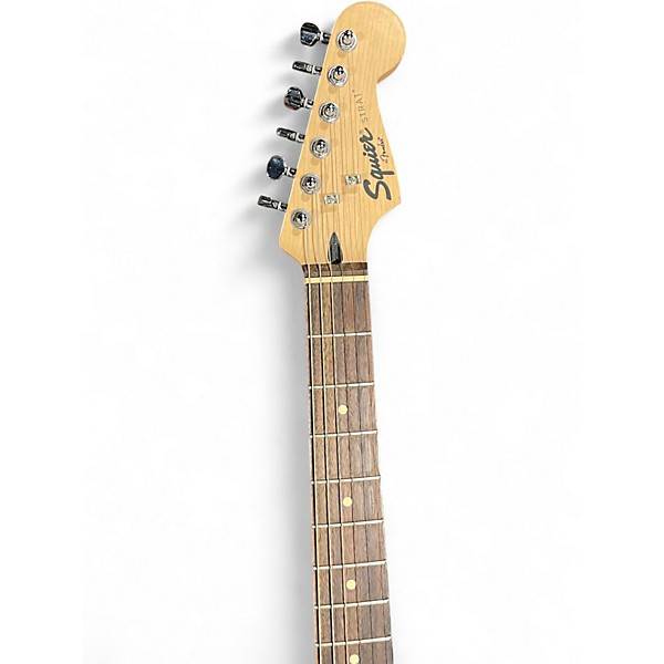 Used Squier Standard Stratocaster Black Solid Body Electric Guitar
