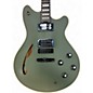 Used EVH SA126 Olive Drab Hollow Body Electric Guitar