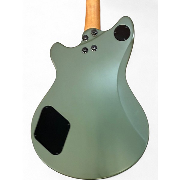 Used EVH SA126 Olive Drab Hollow Body Electric Guitar
