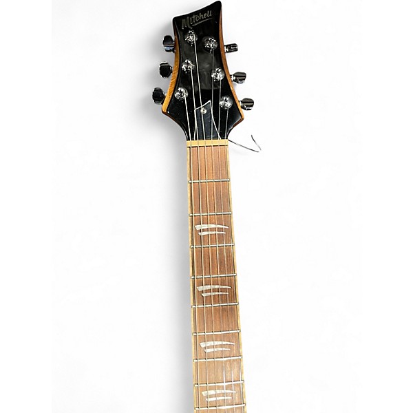 Used Mitchell MS450 Trans Grey Solid Body Electric Guitar