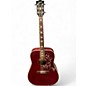 Vintage 1977 Gibson 1977 HUMMINGBIRD CUSTOM Red Acoustic Guitar thumbnail