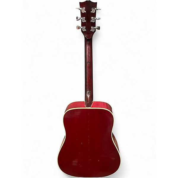 Vintage 1977 Gibson 1977 HUMMINGBIRD CUSTOM Red Acoustic Guitar