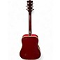 Vintage 1977 Gibson 1977 HUMMINGBIRD CUSTOM Red Acoustic Guitar