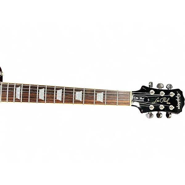 Used Epiphone Les Paul Standard Plain Top Cherry Sunburst Solid Body Electric Guitar
