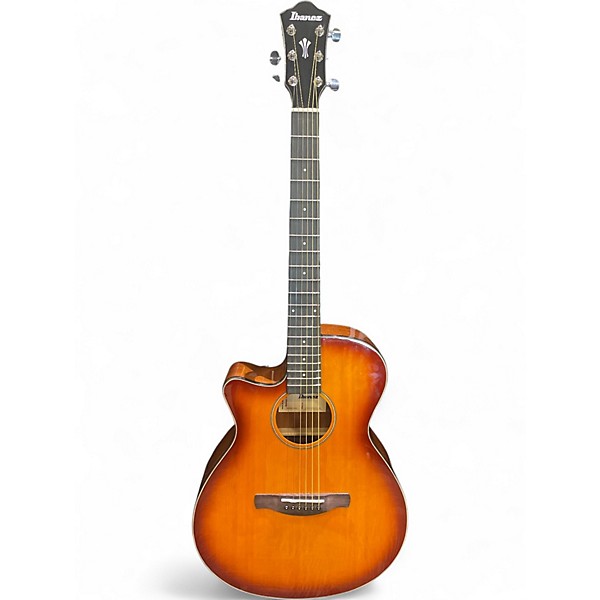 Used Ibanez AEG58L-VVH 2 Color Sunburst Acoustic Electric Guitar