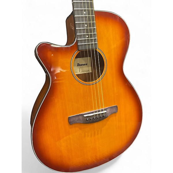 Used Ibanez AEG58L-VVH 2 Color Sunburst Acoustic Electric Guitar