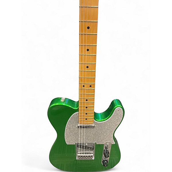 Used Fender Player Telecaster Green Solid Body Electric Guitar