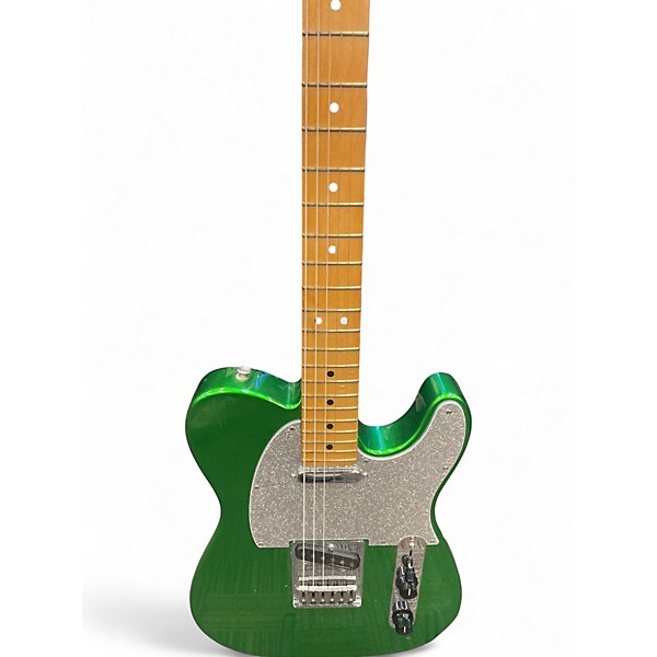 Used Fender Player Telecaster Green Solid Body Electric Guitar