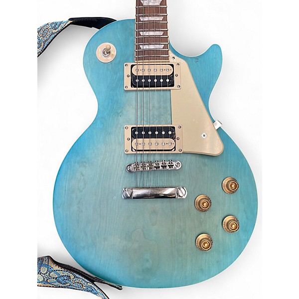 Used Epiphone Les Paul Traditional Pro IV Blue Burst Solid Body Electric Guitar