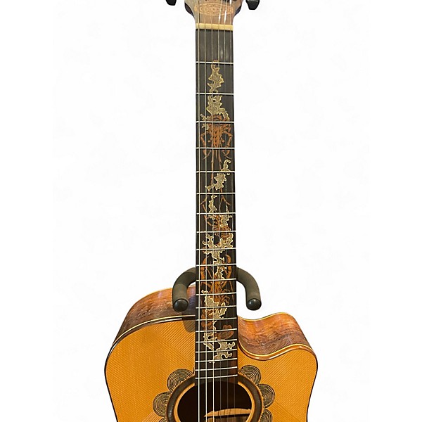 Used Blueberry Custom Natural Acoustic Guitar