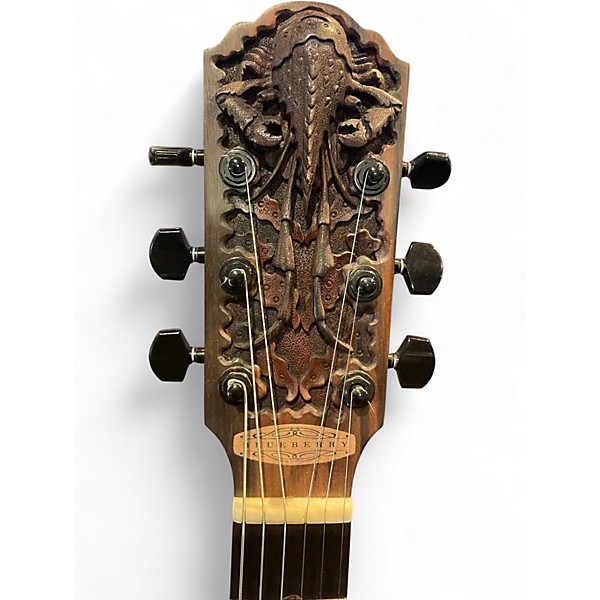 Used Blueberry Custom Natural Acoustic Guitar