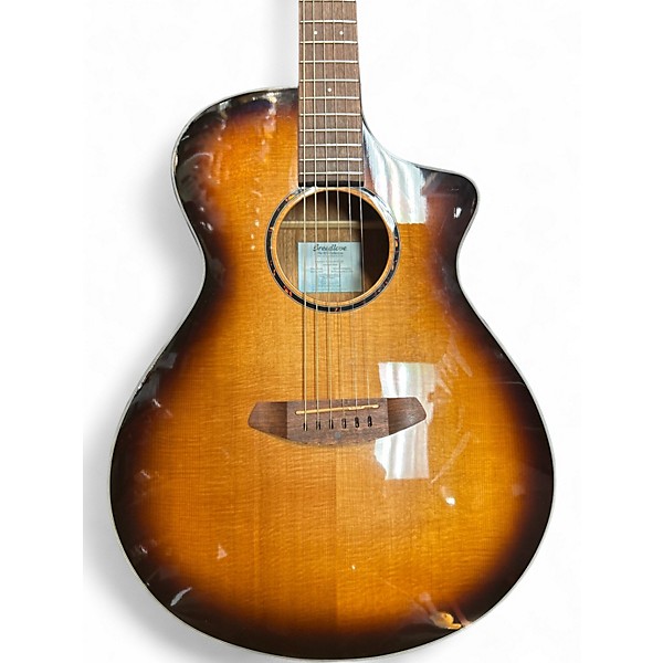 Used Breedlove Discovery Concert Sandburst Acoustic Guitar