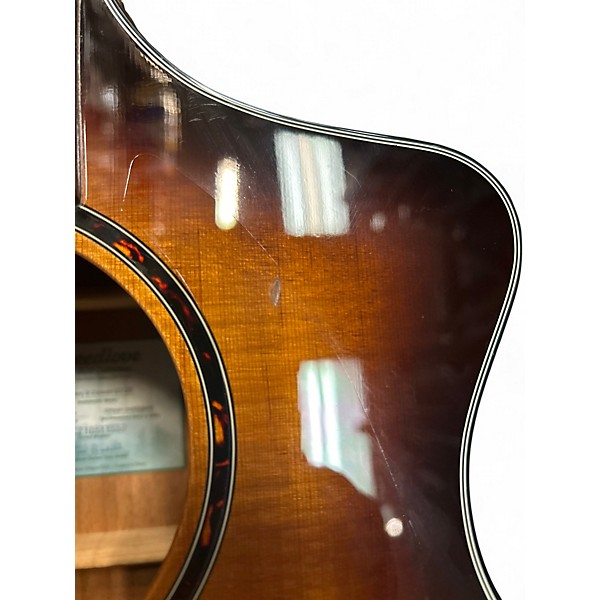 Used Breedlove Discovery Concert Sandburst Acoustic Guitar