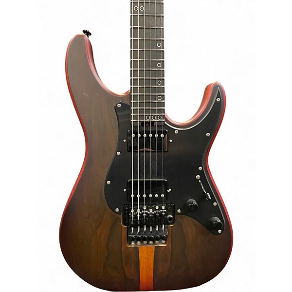 Used Schecter Guitar Research Sun Valley HT Exotic Ziricote Solid Body Electric Guitar