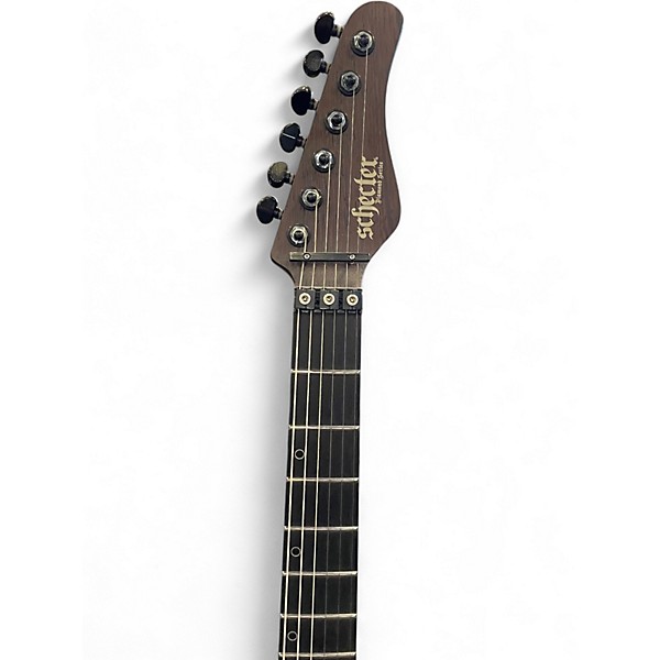 Used Schecter Guitar Research Sun Valley HT Exotic Ziricote Solid Body Electric Guitar