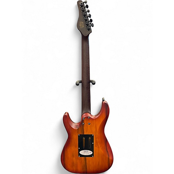 Used Schecter Guitar Research Sun Valley HT Exotic Ziricote Solid Body Electric Guitar