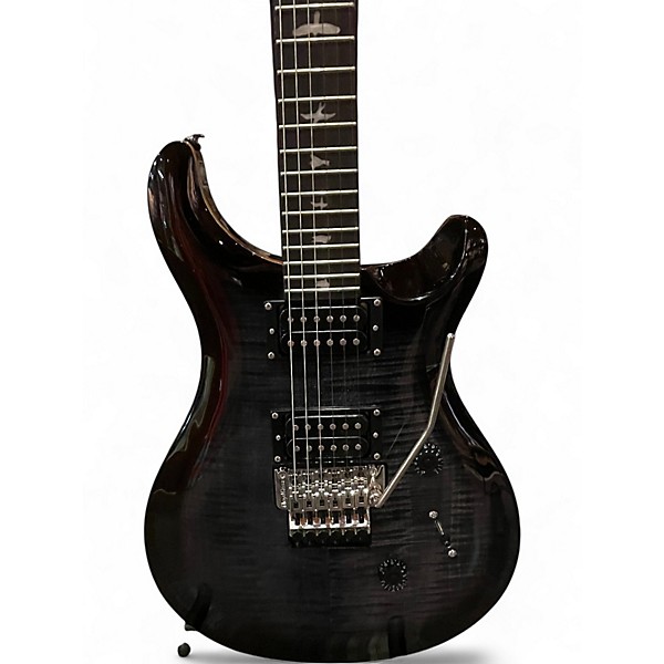 Used PRS SE FLOYD CUSTOM 24 CHARCOAL BURST Solid Body Electric Guitar
