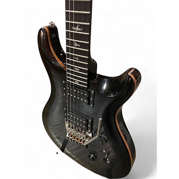 Used PRS SE FLOYD CUSTOM 24 CHARCOAL BURST Solid Body Electric Guitar