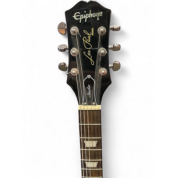 Used Epiphone Les Paul Studio Wine Red Solid Body Electric Guitar