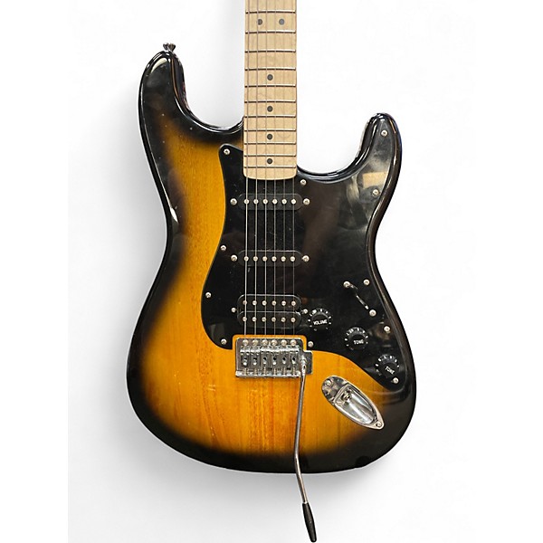 Used Squier Classic Vibe Duo Sonic 2 Tone Sunburst Solid Body Electric Guitar
