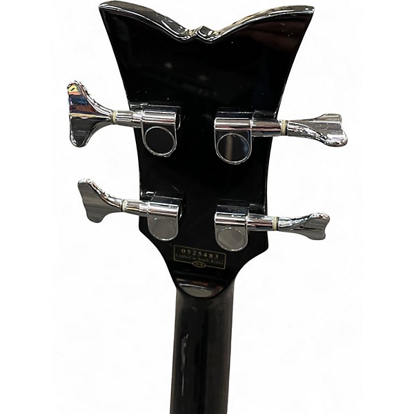Used Schecter Guitar Research DIAMOND SERIES BLACK Electric Bass Guitar