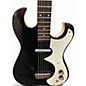 Used Silvertone 1448 black sparkle Solid Body Electric Guitar