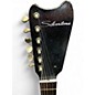 Used Silvertone 1448 black sparkle Solid Body Electric Guitar