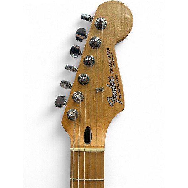 Used Fender Standard Stratocaster Black Solid Body Electric Guitar