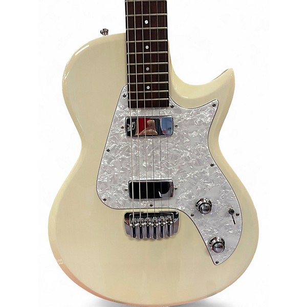 Used 2007 Taylor SB1-X Cream Solid Body Electric Guitar