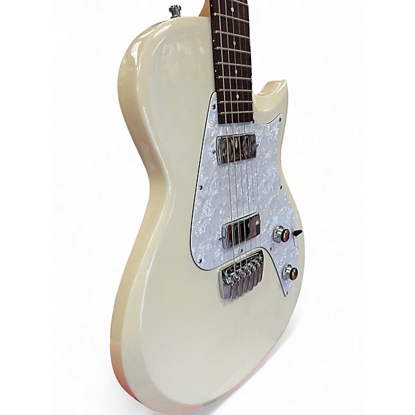 Used 2007 Taylor SB1-X Cream Solid Body Electric Guitar